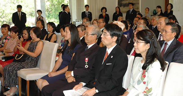 Moradores de Brasília recebem condecoração do Japão primavera 2019 - Brasília-DF